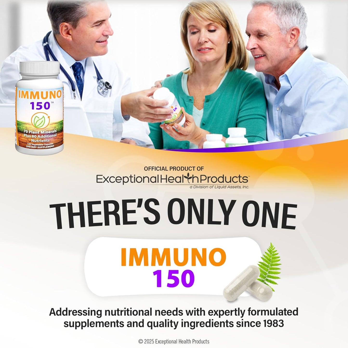 Immuno 150 – Advanced Multivitamin & Immune Support | 150 Capsules for Daily Health & Vitality