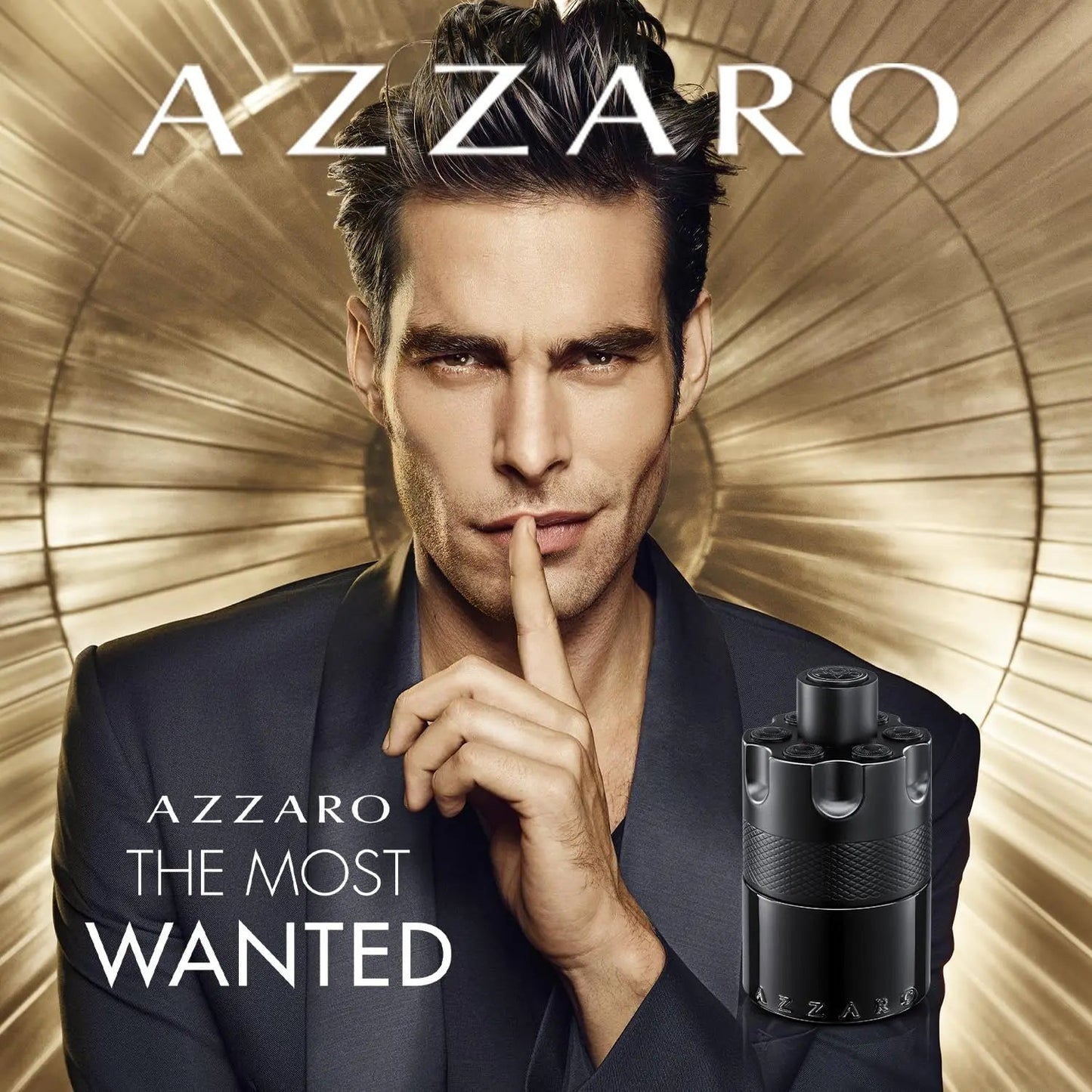 Azzaro The Most Wanted Eau de Parfum Intense 3.4 oz - Woody & Seductive Mens Cologne - Fougère, Ambery & Spicy Fragrance for Date Night - Lasting Wear - Luxury Perfumes for Men - Beautglo