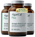 ALGAECAL Organic Red Algae Calcium Supplement for Bone for life & Strength, Vitamin K2 MK7 (100mg), Vitamin D3 (1600 IU), Magnesium (350mg) & Trace Minerals, Easy to Swallow, 120 Veggie Caps, 3 Packs