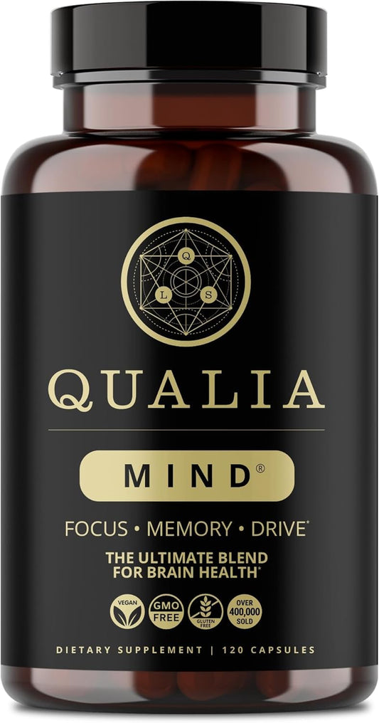 NEUROHACKER COLLECTIVE Qualia Mind | The Ultimate Blend for Brain Health* | Doctor-Formulated Nootropic to Fuel Focus & Concentration* | Supports Long Term Brain Health| Maintain Drive & Productivity