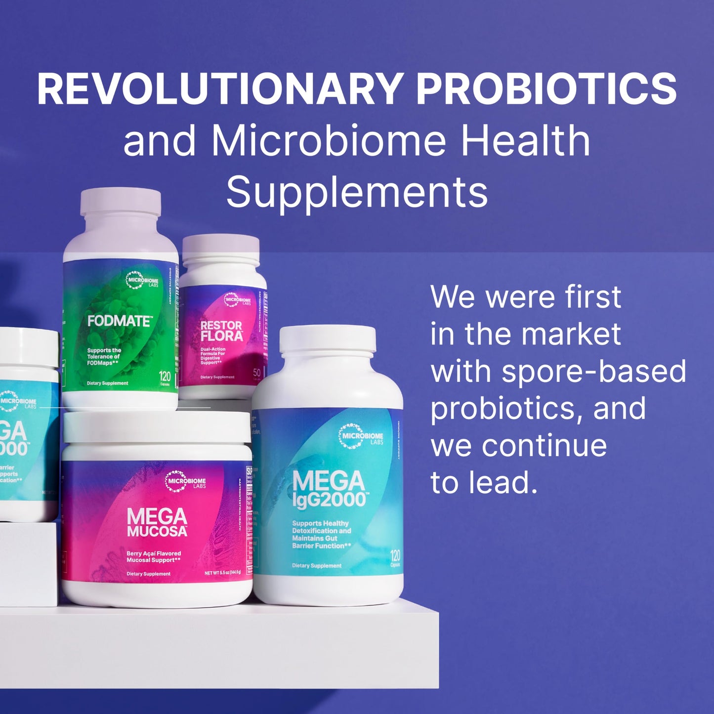 Microbiome Labs MegaSporeBiotic Probiotics for Women & Men