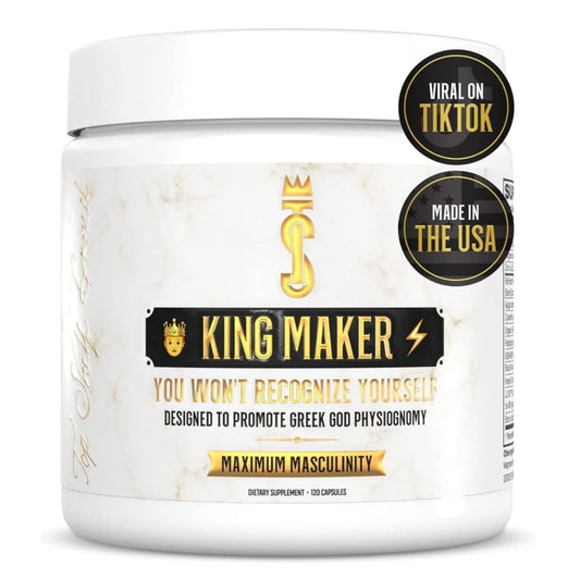King Maker Pack of 1, 13-in-1 Anabolic Supplement for Men to Increase Stamina, Lean Muscle Growth & Recovery, N.O. Booster with Tongkat Ali (LJ100), 120 Capsules