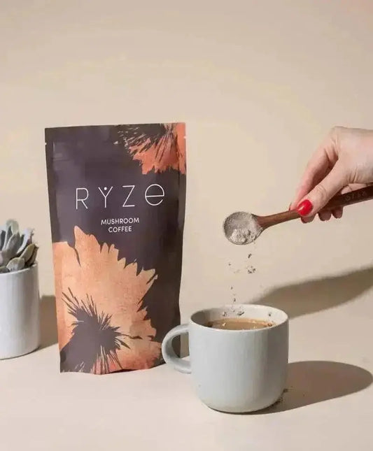 Ryze Mushroom Coffee (30 Servings) Pack of 1- Free 7 business day shipping - Nutragole