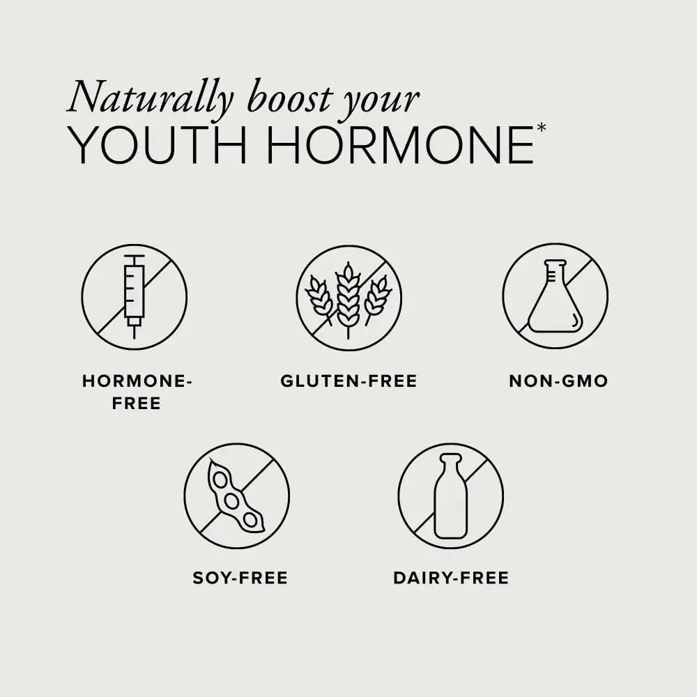 Serovital Advanced for Women - Anti-Aging Supplement for Women - HGH Supplements for Women - Skin Benefits, Energy, and Sleep - 30 Servings - Beautglo