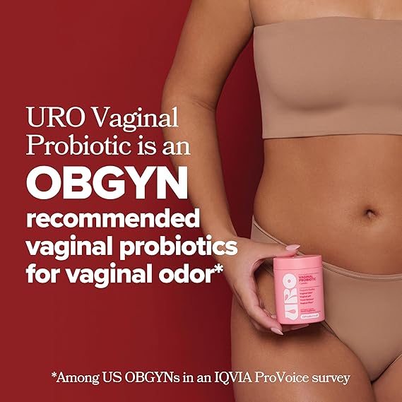 URO Probiotics for Women pH Balance with Prebiotics & Lactobacillus Probiotic Blend - Women's Health Supplement - Promote Healthy Odor & Flora, 60 Count