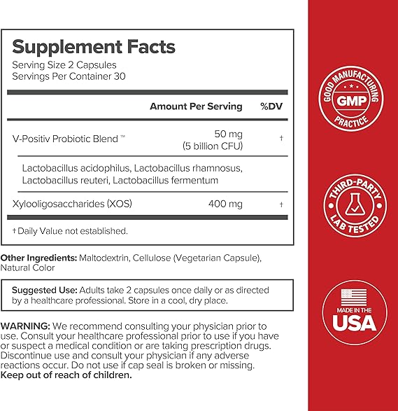 URO Probiotics for Women pH Balance with Prebiotics & Lactobacillus Probiotic Blend - Women's Health Supplement - Promote Healthy Odor & Flora, 60 Count