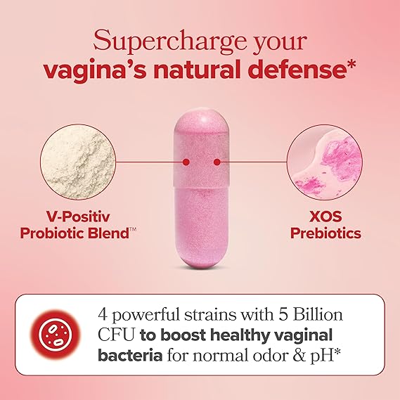 URO Probiotics for Women pH Balance with Prebiotics & Lactobacillus Probiotic Blend - Women's Health Supplement - Promote Healthy Odor & Flora, 60 Count