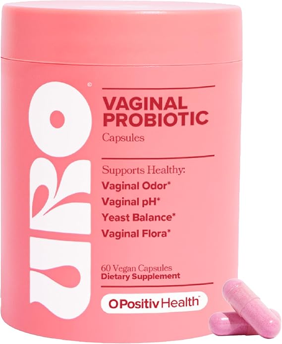 URO Probiotics for Women pH Balance with Prebiotics & Lactobacillus Probiotic Blend - Women's Health Supplement - Promote Healthy Odor & Flora, 60 Count